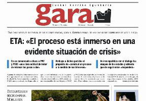 ETA: «El proceso está inmerso en una evidente situación de crisis»